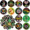 Mini Round Hispanic Buttons Badges Decoration Metal(Spanish Style)